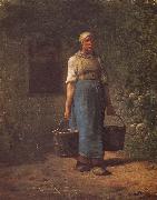 Jean Francois Millet Woman carry the water oil on canvas